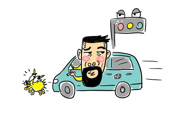 市區闖紅燈扣幾分罰多少錢