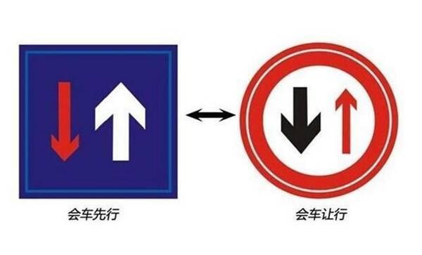 會車先行和會車讓行有什么區別