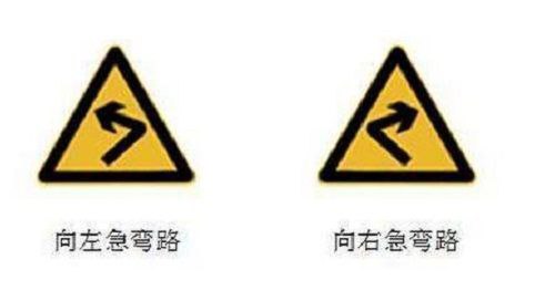 急轉彎標志是怎么樣的