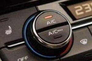 ac是什么意思車上的,車載空調的制冷開關
