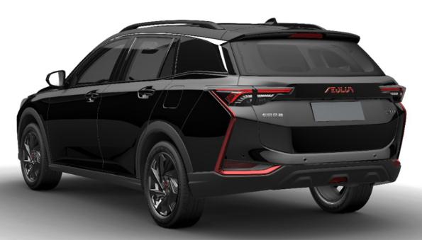 奕炫GS黑武士版,紅色“AEOLUS”LOGO標識成為亮點