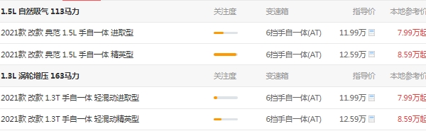 別克英朗2020最新款報(bào)價及圖片 2021款英朗售價11萬(全款落地最低9萬)