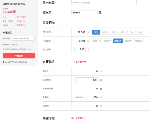 嘉遠電動車價格表,僅售嘉遠KOMI報價6萬