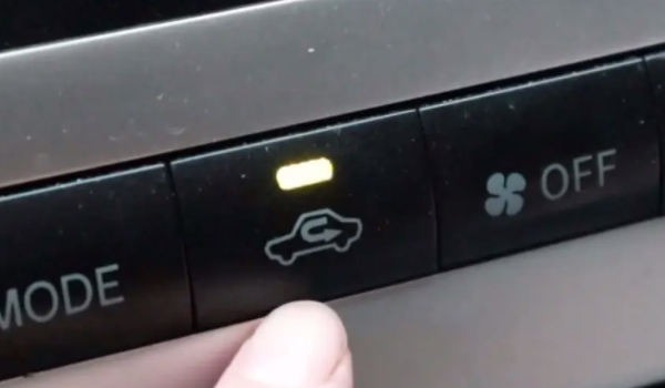 汽車內循環和外循環圖標 空調控制面板帶箭頭標志(操作方式簡單)