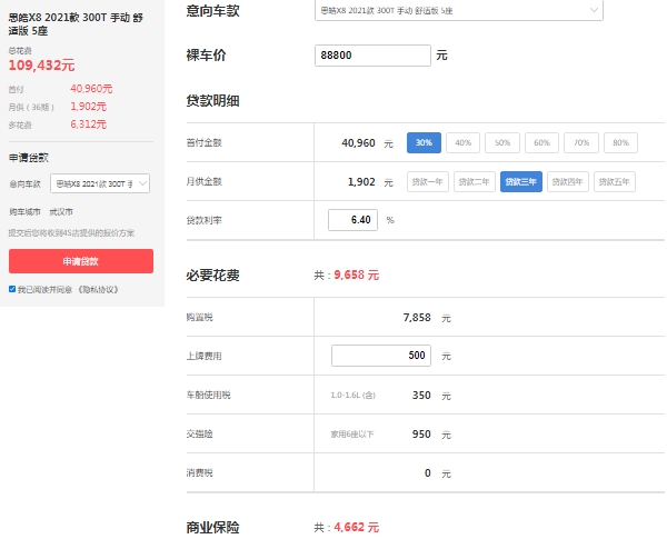 思皓x8價(jià)格及圖片，市場(chǎng)最新2022款報(bào)價(jià)8萬(wàn)起