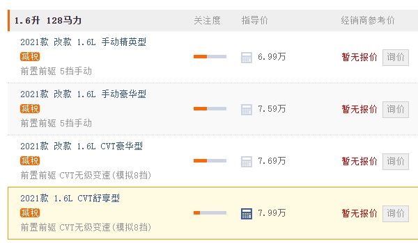 長安歐尚x5價格2021款落地價 歐尚x5新車售價6.99萬(分期首付2.97萬)