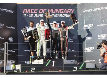 2022WTCR匈牙利站 全程激戰賽況驚險 領克車隊續寫傳奇 斬獲1冠1亞