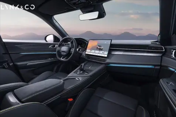 換裝懸浮式大屏！領克01煥新版內飾官圖發布